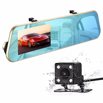 ESPEJO RETROVISOR CON DOBLE CAMARA